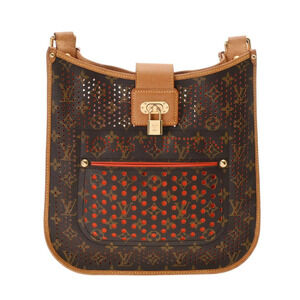 LOUIS VUITTON Monogram Perfo Musette Orange Shoulder Bag